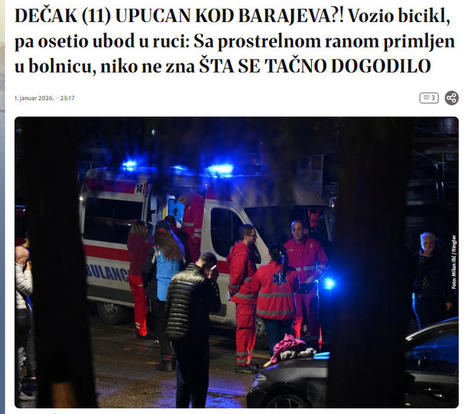Serbia-avmp/Decak-11-upucan-kod-Barajeva-Osetio-ubod-u-ruci-i-video-krv-niko-ne-zna-sta-se-tacno-desilo---Blic