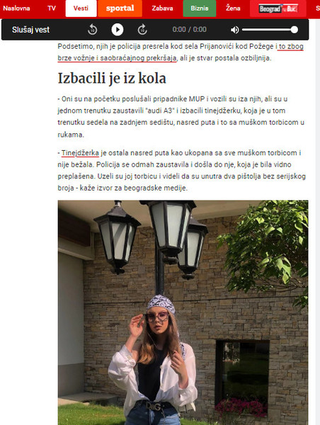 Serbia-avmp/Detalji-hapsenja-tinejdzerke1