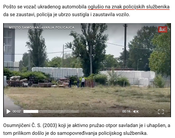 Serbia-avmp/Detalji-pucnjave-na-Paliluli_-Jurili-kradljivca-kola-pistolj-opalio-slucajno-i_1