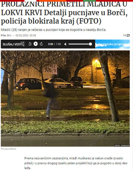 Serbia-avmp/Detalji-pucnjave-u-Borci