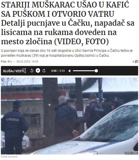 Serbia-avmp/Detalji-pucnjave-u-Cacku