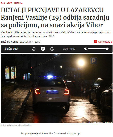 Serbia-avmp/Detalji-pucnjave-u-Lazarevcu