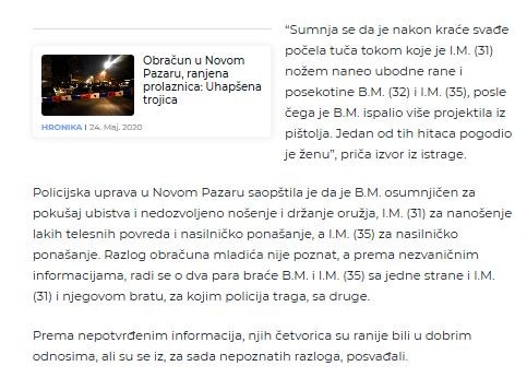 Serbia-avmp/Detalji-pucnjave-u-Pazaru---Metak-razorio-vilicu-zeni-2