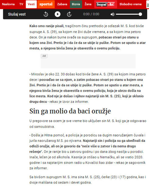 Serbia-avmp/Detalji-tragedije-kod-Kovacice_-Sin-ga-sve-vreme-molio-da-baci-oruzje-telo-nad_1