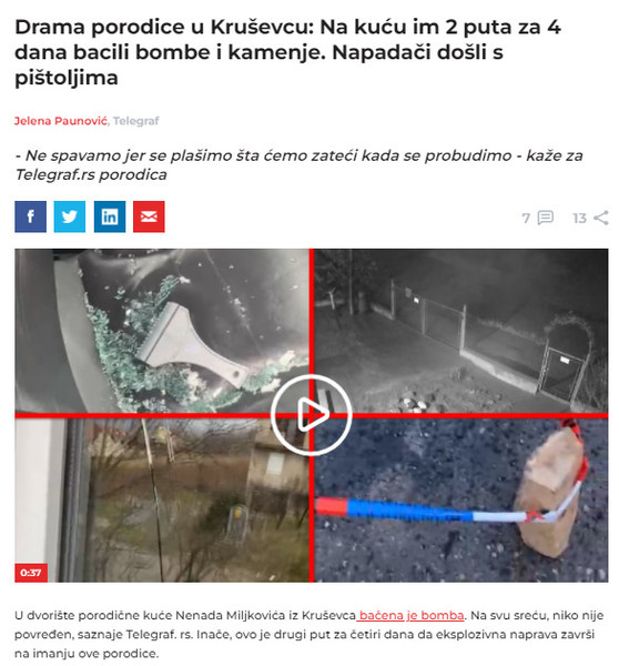 Serbia-avmp/Drama-porodice-u-Krusevcu_-Na-kucu-im-2-puta-za-4-dana-bacili-bombe-i-kamenje._3