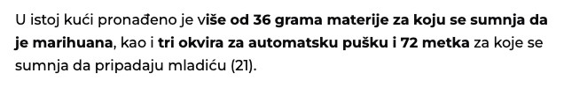 Serbia-avmp/Dvojica-_pala_-u-Bujanovcu_-Policija-im-u-kuci-pronasla-drogu-i-oruzje---Vesti_1