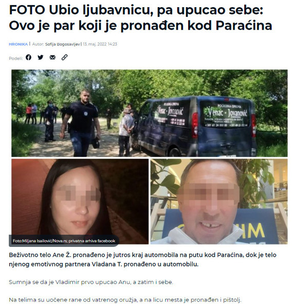 Serbia-avmp/FOTO-Ubio-ljubavnicu-pa-upucao-sebe_-Ovo-je-par-koji-je-pronaden-kod-Paracina