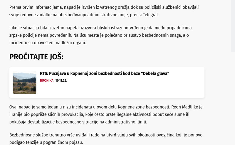Serbia-avmp/Grupa-Albanaca-pucala-na-srpsku-policiju-u-Kopnenoj-zoni-bezbednosti_1