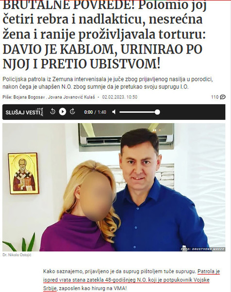 Serbia-avmp/Hirurg-sa-VMA-brutalno-pretukao-zenu