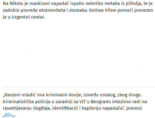 Serbia-avmp/Hitno-prebacen-u-Urgentni-maskirani-napadaci-ispalili-hice-na-mladica1