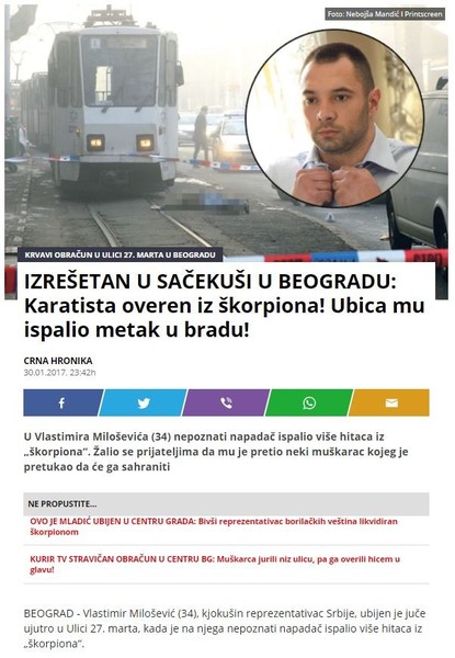 Serbia-avmp/IZRESETAN-U-SACEKUSI-U-BEOGRADU_-Karatista-overen-iz-skorpiona-Ubica-mu-ispali