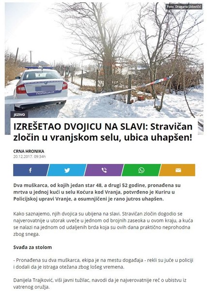 Serbia-avmp/IZRESETAO-DVOJICU-NA-SLAVI_-Stravican-zlocin-u-vranjskom-selu-ubica-uhapsen