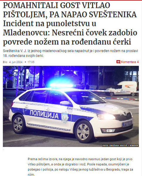 Serbia-avmp/Incident-na-punoletstvu-u-Mladenovcu_-Gost-nozem-napao-svestenika-koji-je-slav
