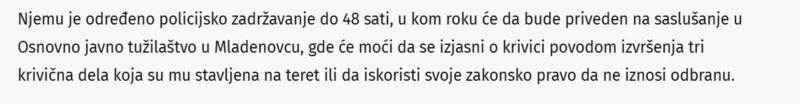 Serbia-avmp/Isao-kroz-selo-naoruzan-sekirama-pretio-komsijama-pa-napao-policajce-Uhapsen-siledzija-iz-Guncata