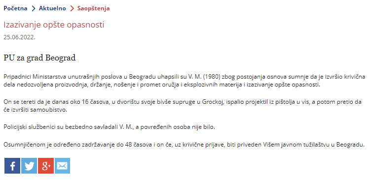 Serbia-avmp/Izazivanje-opste-opasnosti