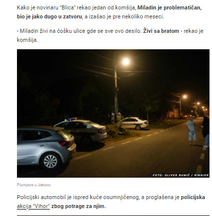 Serbia-avmp/Jakovo-pucnjava