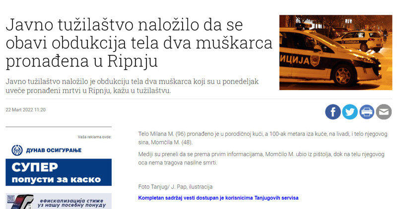 Serbia-avmp/Javno-tuzilastvo-nalozilo-da-se-obavi-obdukcija-tela-dva-muskarca-pronadena-u-
