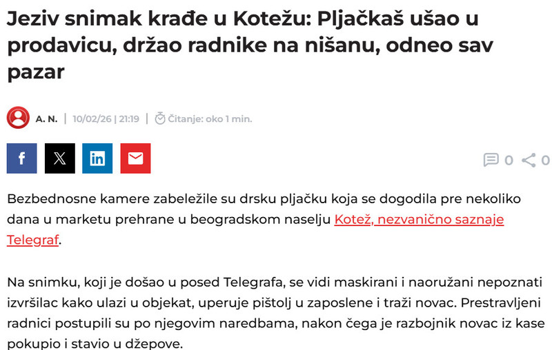 Serbia-avmp/Jeziv-snimak-krade-u-Kotezu-Pljackas-usao-u-prodavicu-drzao-radnike-na-nisanu-odneo-sav-pazar