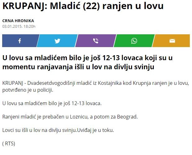 Serbia-avmp/KRUPANJ_-Mladic-22-ranjen-u-lovu
