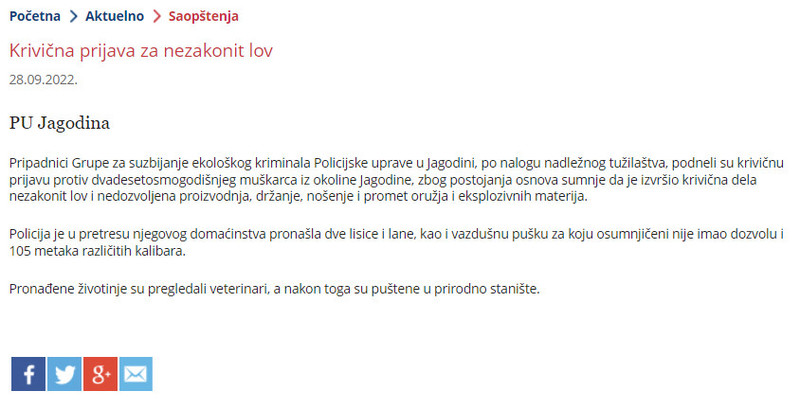 Serbia-avmp/Krivicna-prijava-za-nezakonit-lov