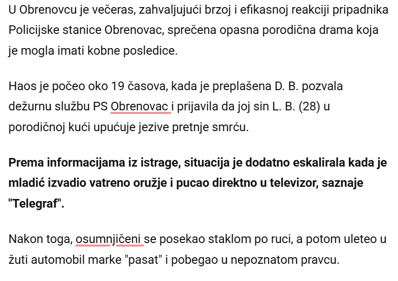 Serbia-avmp/MAJCI-PRETIO-SMRCU-PA-PUCAO-U-TELEVIZOR-Uzas-u-Obrenovcu-Policija-krenula-u-OGROMNU-akciju-opkolili-osumnjicenog_1