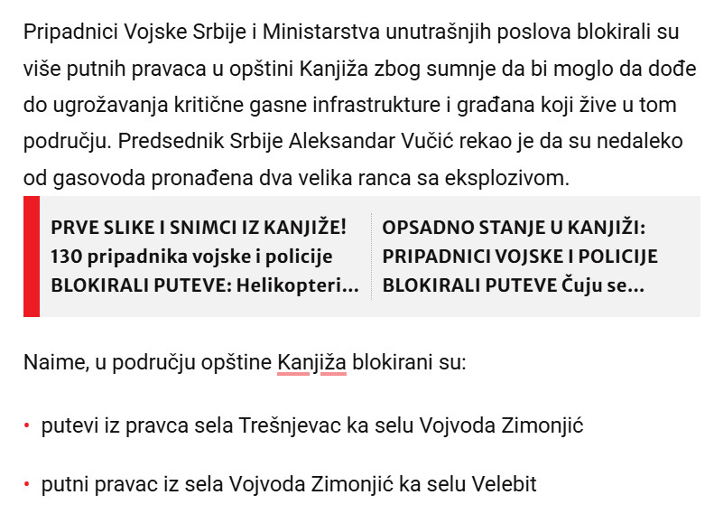 Serbia-avmp/MASKIRANI-VOJNICI-NA-ULICAMA-CESLJAJU-SE-SELA-KOD-KANJIZE-Blic-na-licu-mesta-pripadnici-MUP-i-dalje-blokiraju-put-FOTO-VIDEO_1