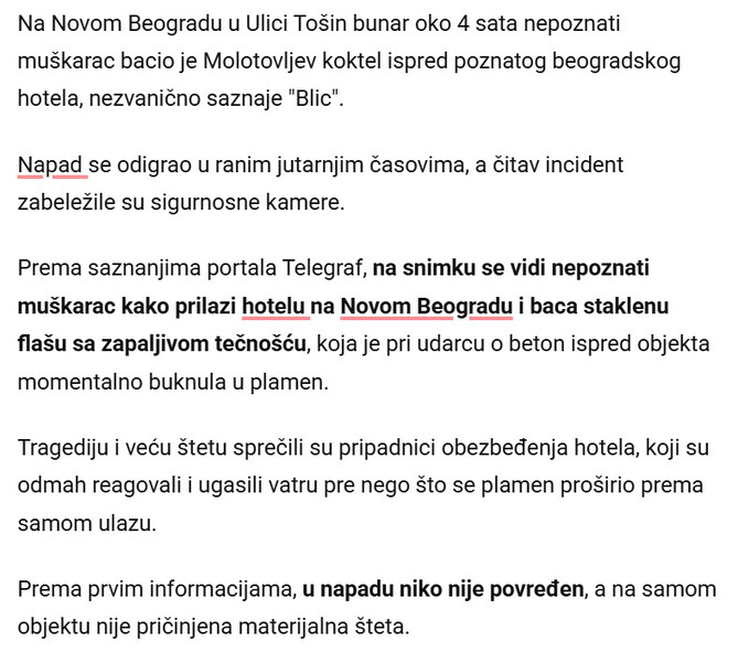 Serbia-avmp/MOLOTOVLJEV-KOKTEL-BACEN-NA-POZNATI-HOTEL-Drama-na-Novom-Beogradu-Kamere-snimile-sve_1