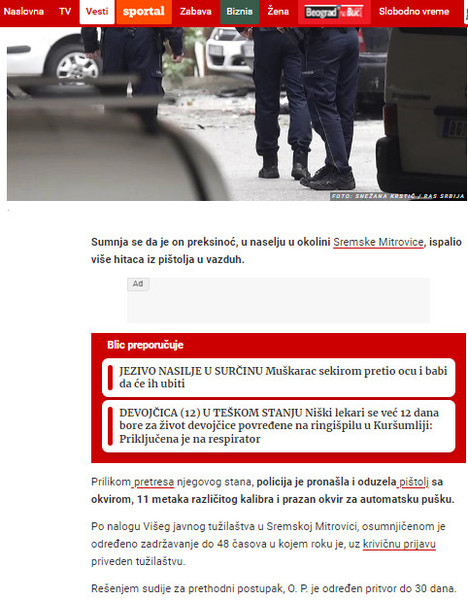 Serbia-avmp/Mitrovcanin-pucao-iz-pistolja_-Policija-odmah-reagovala-u-stanu-mu-pronasli-au_1