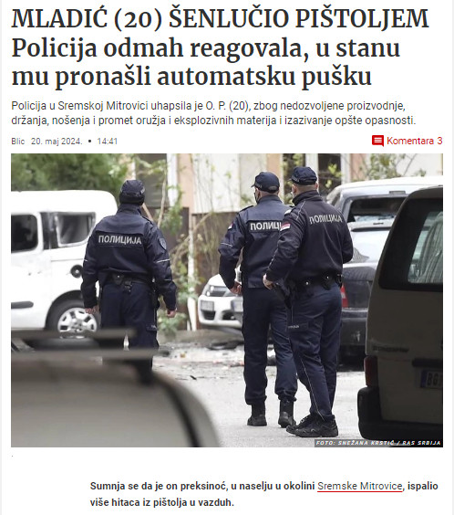 Serbia-avmp/Mitrovcanin-pucao-iz-pistolja_-Policija-odmah-reagovala-u-stanu-mu-pronasli-au