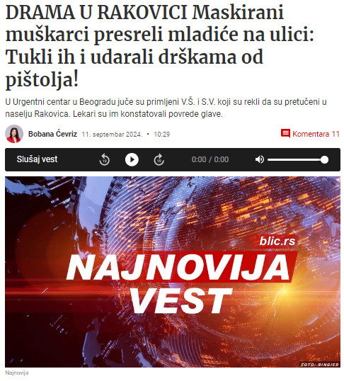 Serbia-avmp/Mladici-u-Urgentni-centar-dosli-sa-povredama-glave_-Tvrde-da-su-ih-presreli-ma
