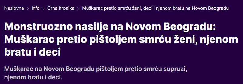 Serbia-avmp/Monstruozno-nasilje-na-Novom-Beogradu-Muskarac-pretio-pistoljem-smrcu-zeni-njenom-bratu-i-deci