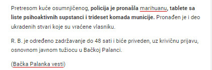 Serbia-avmp/Muskarac-39-iz-Backe-Palanke-uhapsen-zbog-provale-krade-drzanja-droge-i-oruzja_1