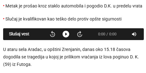 Serbia-avmp/Muskarac-poginuo-dok-se-vracao-iz-lova2