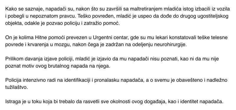 Serbia-avmp/Muskarci-maltretirali-mladica-u-poznatom-lokalu-u-Beogradu2