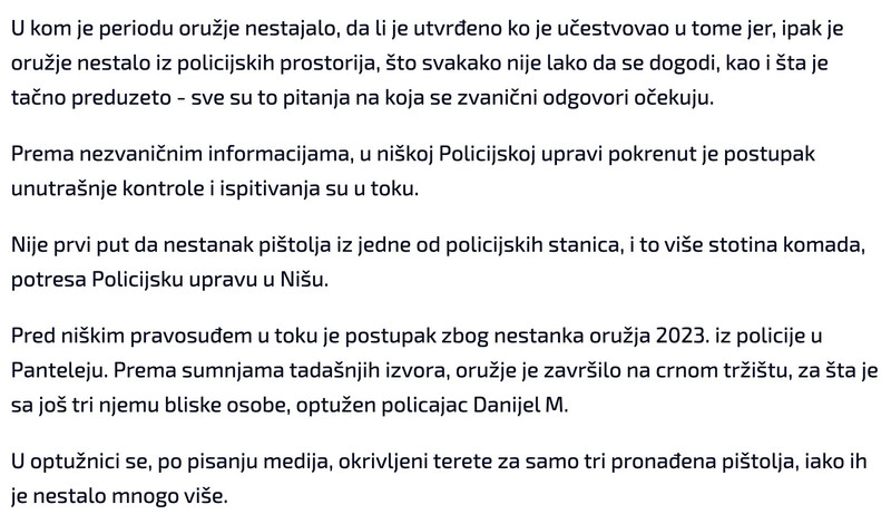 Serbia-avmp/N1-ekskluzivno-saznaje_-Nestalo-vise-od-pet-stotina-komada-oruzja-iz-policijsk_2