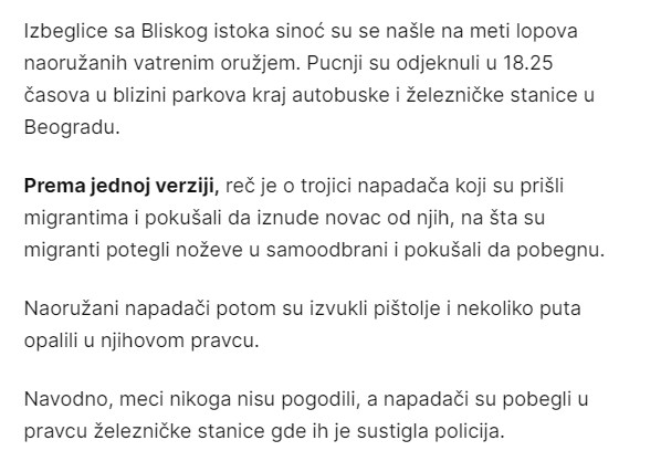Serbia-avmp/Napad-na-migrante-u-centru-Beograda---pokusaj-pljacke