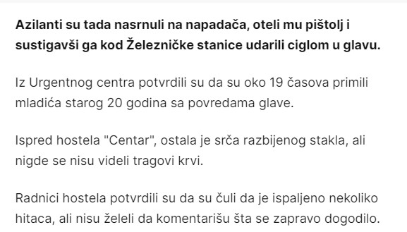 Serbia-avmp/Napad-na-migrante-u-centru-Beograda-pokusaj-pljacke