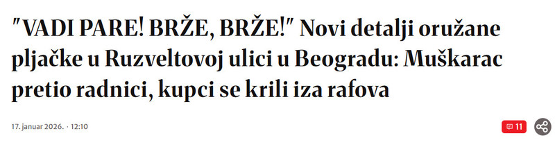 Serbia-avmp/Novi-detalji-oruzane-pljacke-u-Ruzveltovoj-ulici-u-Beogradu---Blic