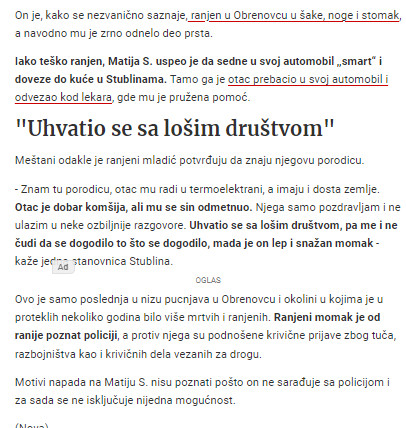 Serbia-avmp/Novi-detalji-pucnjave-u-Obrenovcu_-Ranjeni-mladic-se-sam-dovezao-_smartom_-do_1
