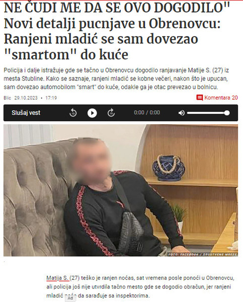 Serbia-avmp/Novi-detalji-pucnjave-u-Obrenovcu_-Ranjeni-mladic-se-sam-dovezao-_smartom_-do