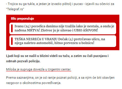 Serbia-avmp/Novi-detalji-pucnjave-u-Rakovici_-Muskarca-33-tukla-trojica-pa-jedan-zapucao--_1