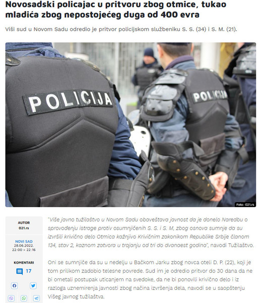 Serbia-avmp/Novosadski-policajac-u-pritvoru-zbog-otmice-tukao-mladica-zbog-nepostojeceg-du_1