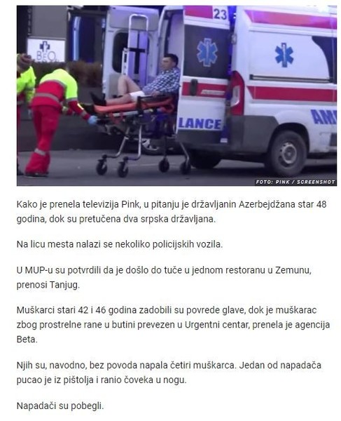 Serbia-avmp/OBRACUN-U-ZEMUNU-Ranjen-muskarac-iz-Azerbejdzana-pretucene-dve-osobe_2
