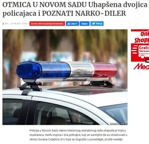 Serbia-avmp/OTMICA-U-NOVOM-SADU-Uhapsena-dvojica-policajaca-i-POZNATI-NARKO-DILER