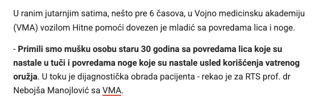 Serbia-avmp/Obracun-u-ranim-jutarnjim-satima-povreden-muskarac-hitno-prevezen-na-VMA---Bli_1