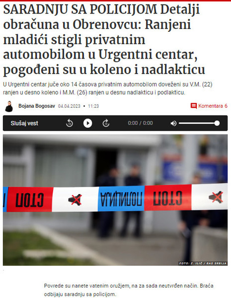 Serbia-avmp/Odbijaju-saradnju-sa-policijom