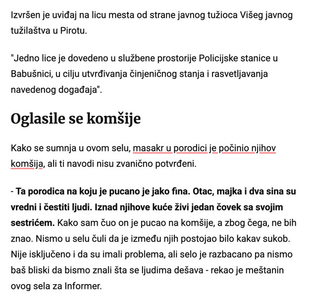 Serbia-avmp/Oglasio-se-MUP-o-ubistvu-kod-Babusnice_-Zena-ranjena-zvala-policiju---Blic2