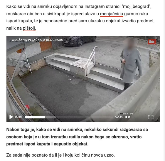 Serbia-avmp/Oruzana-pljacka-na-Ceraku_-Muskarac-u-sivom-kaputu-usao-u-objekat-i-izvadio-pr_1