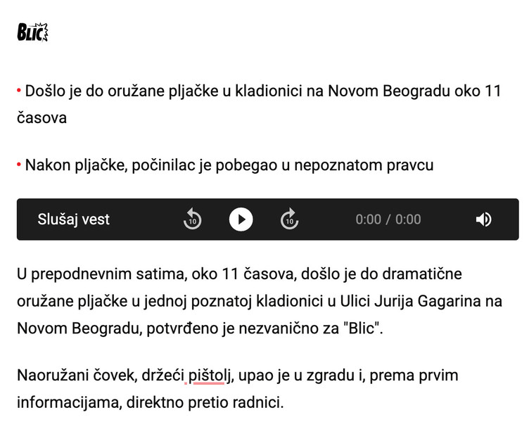 Serbia-avmp/Oruzana-pljacka-na-Novom-Beogradu_-Upao-u-kladionicu-i-zapretio-radnici-smrcu-