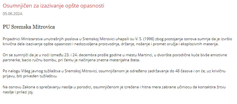 Serbia-avmp/Osumnjicen-za-izazivanje-opste-opasnosti_5